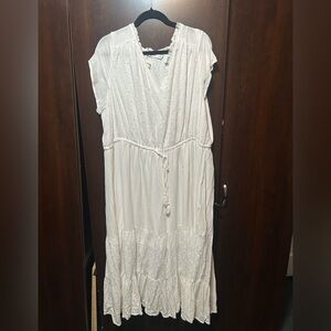 Sonoma White Textured Dress